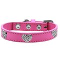 Pet Pal Crystal Heart Dog CollarBright Pink Size 16 PE794015